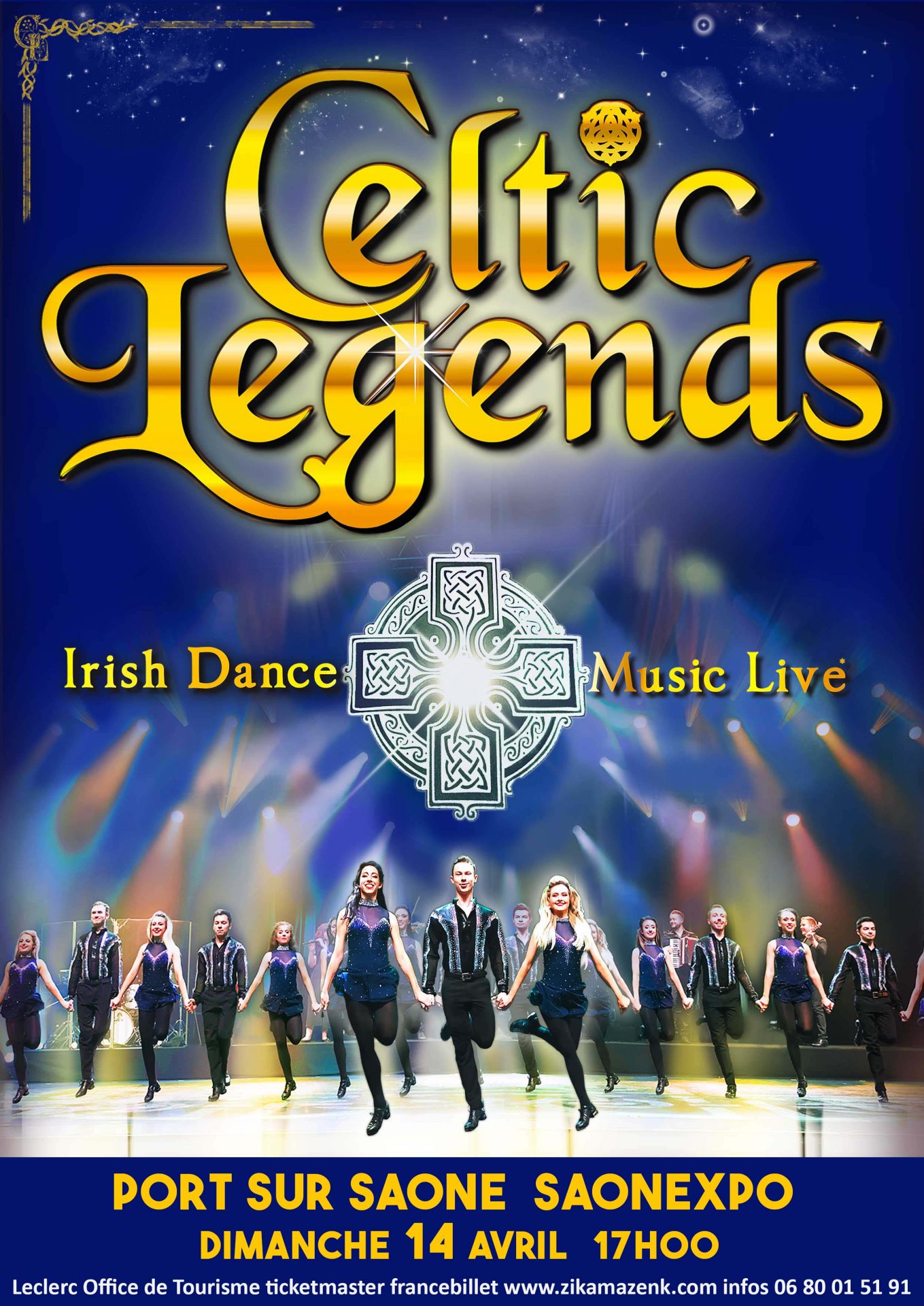 Spectacle Celtic Legends -Irish Dance - Music Live